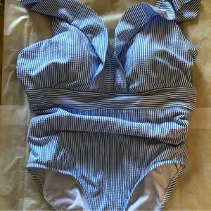 Lovely Nautical Swimsuit